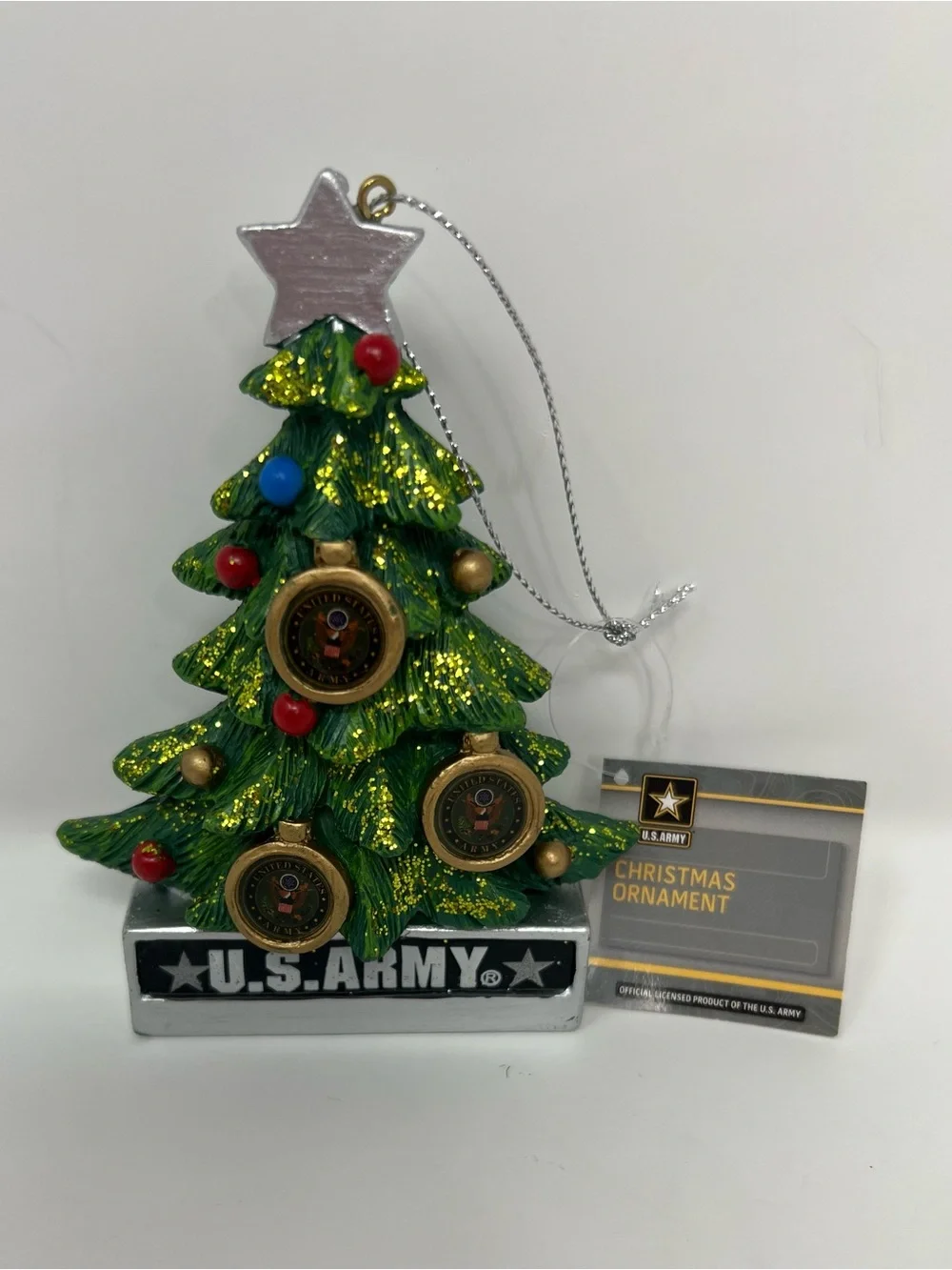 Kurt Adler U.S. Army Christmas Tree Ornament ZMCAM2181 Vintage Military NWT